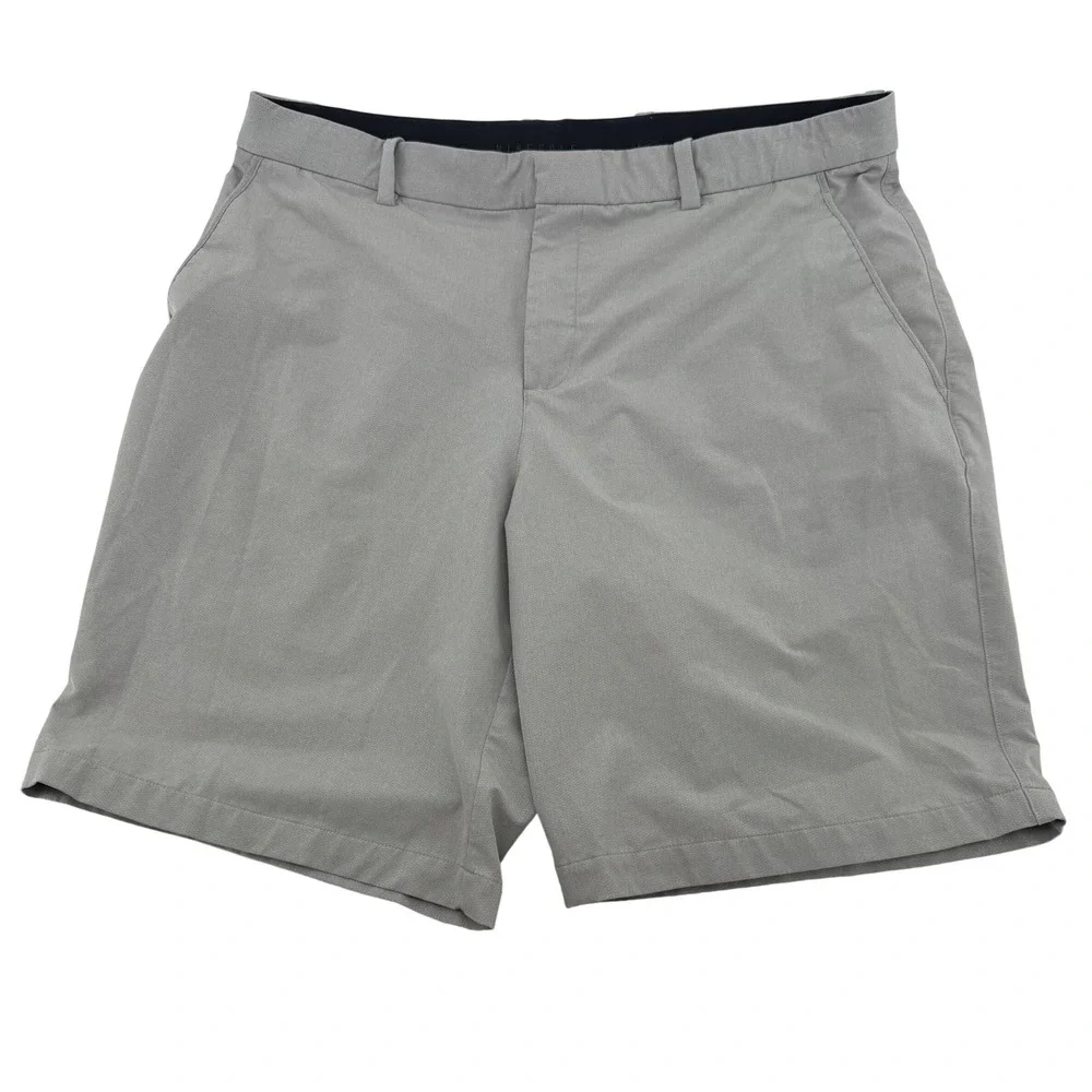 Nike Golf Shorts Mens 38 Gray Dri-FIT Flat‎ Front Performance Stretch Textured